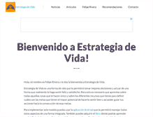 Tablet Screenshot of estrategiadevida.com